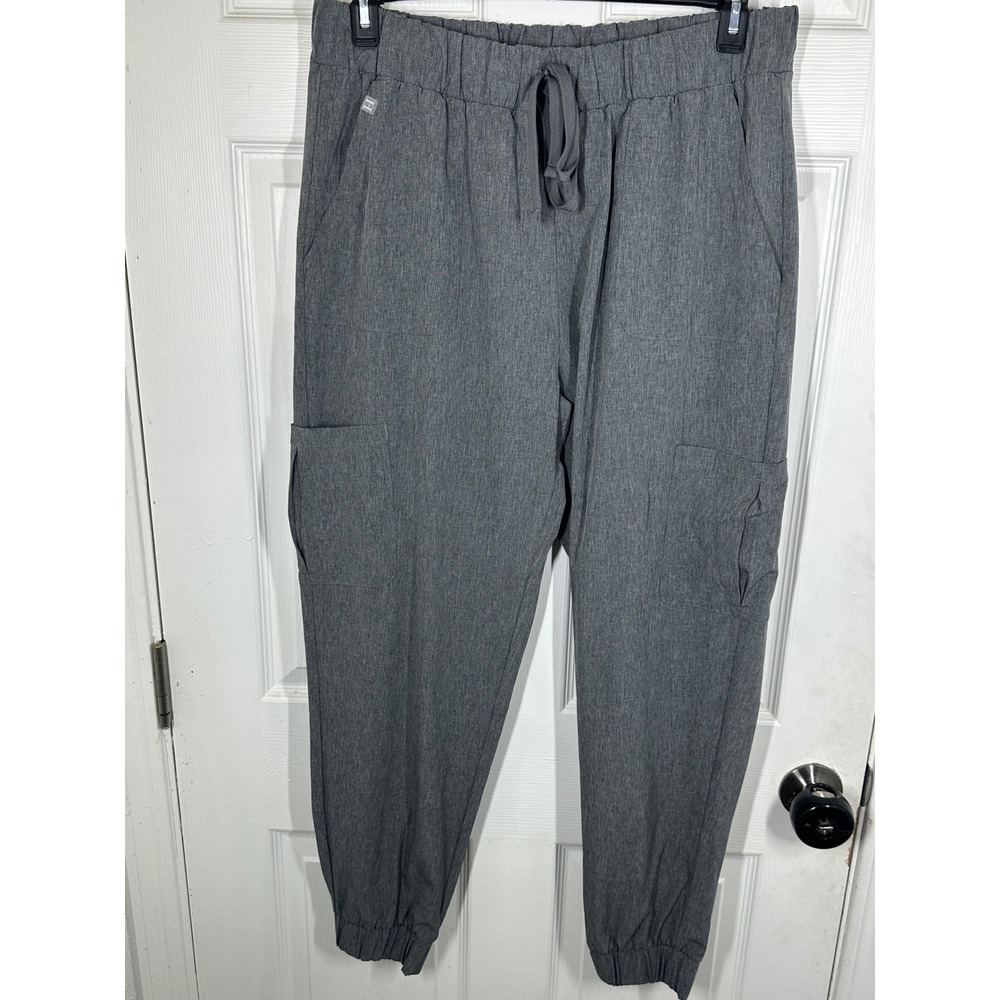 Hanes Joggers Womens XL Gray Comfort Fit‎ Cargo Pants Heathered Drawstring 7104
